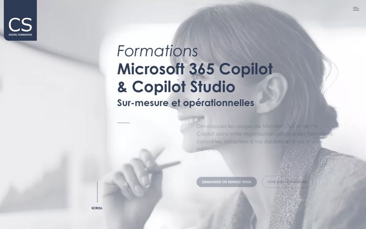 Ekrānuzņēmums no csdigitalformation.fr