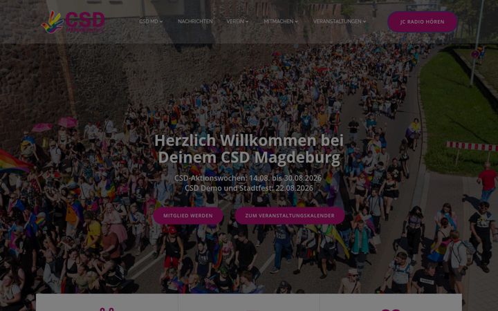 Screenshot of csdmagdeburg.de
