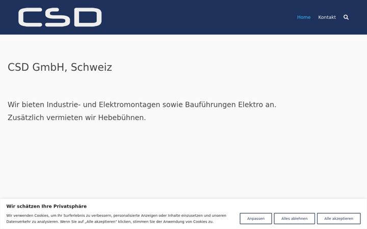 Screenshot of csdschweiz.ch