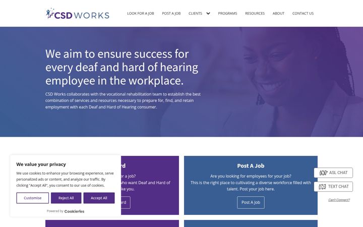Screenshot of csdworks.com