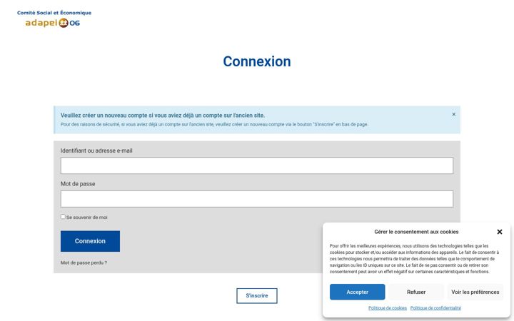 Ekrānuzņēmums no cse-adapei06.fr