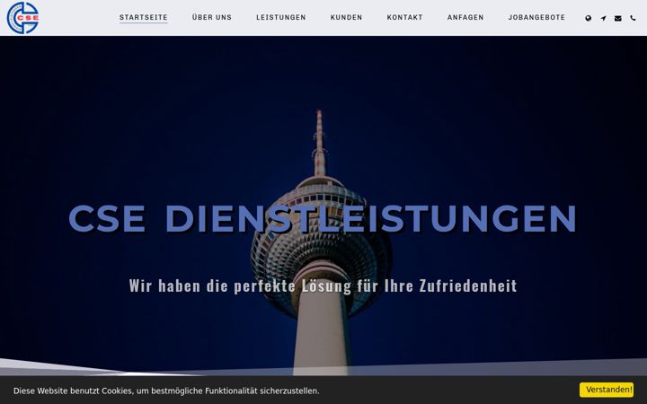 Screenshot of cse-dienstleistungen.de