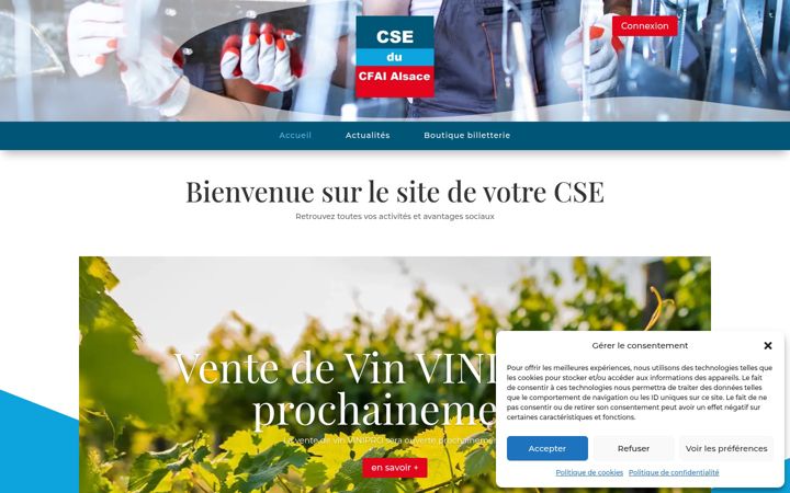 Screenshot stránky cse-du-cfai-alsace.fr