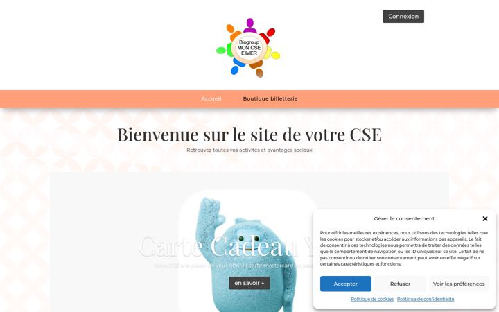 Screenshot stránky cse-eimer.fr