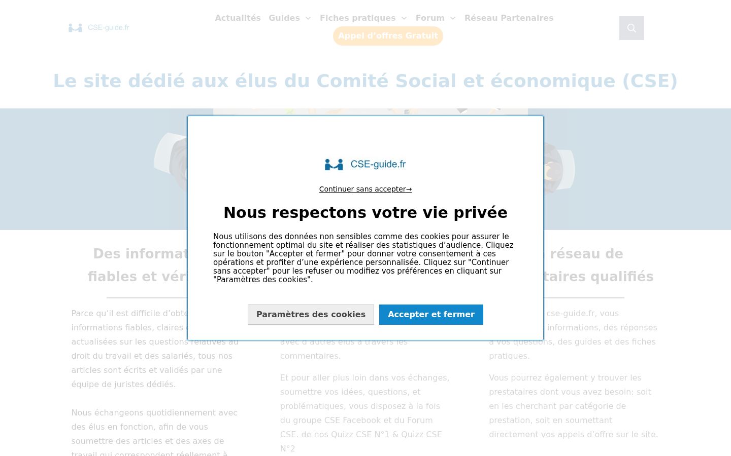 Screenshot van de toestemmingsbanner zoals getoond vóór enige interactie