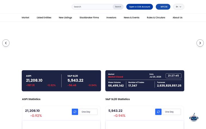 Screenshot of cse.lk