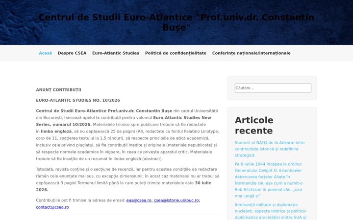 Screenshot of csea.ro