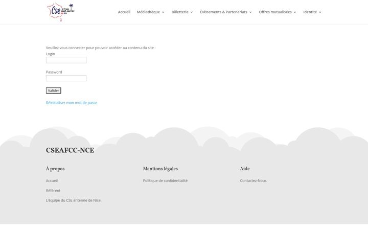 Captură de ecran a cseafcc-nce.fr