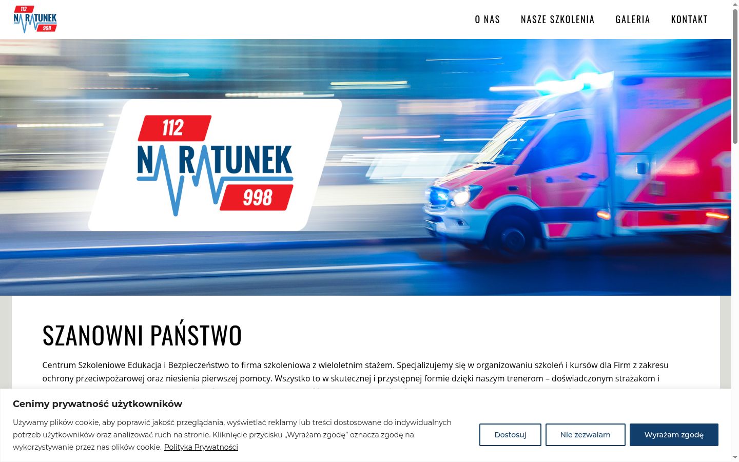 Snímek obrazovky baneru souhlasu zobrazeného před jakoukoli interakcí
