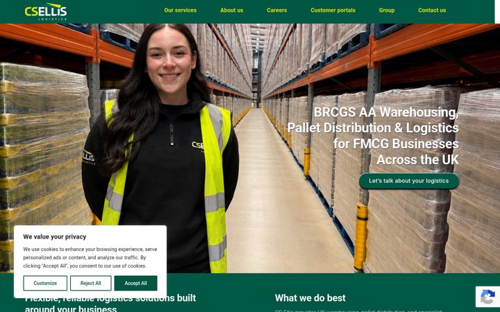 Screenshot of csellis.co.uk
