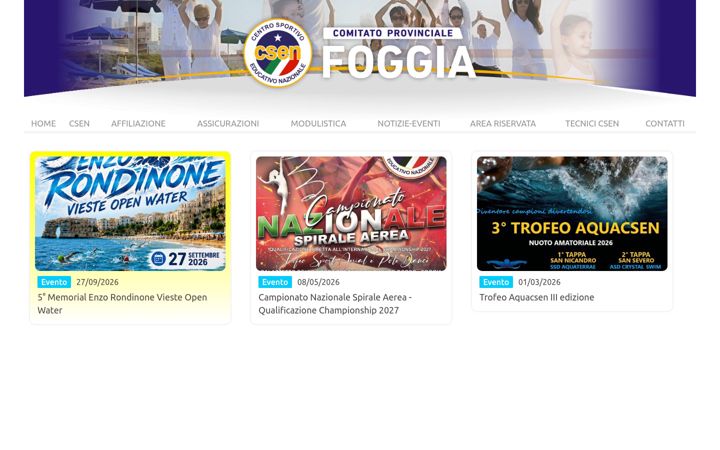 Screenshot of csenfoggia.it