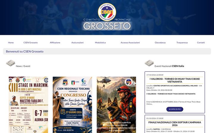 Screenshot of csengrosseto.com