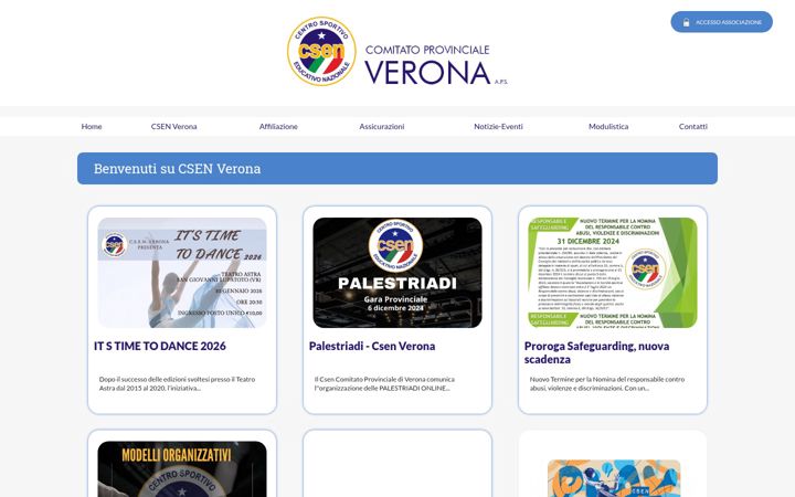 Screenshot of csenverona.it