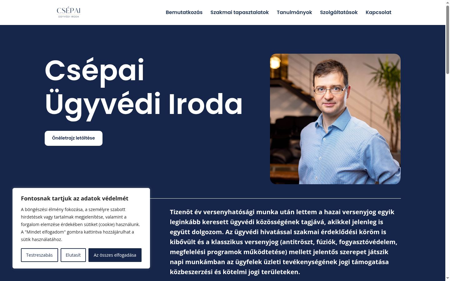 Screenshot tal-banner tal-kunsens muri qabel kwalunkwe interazzjoni