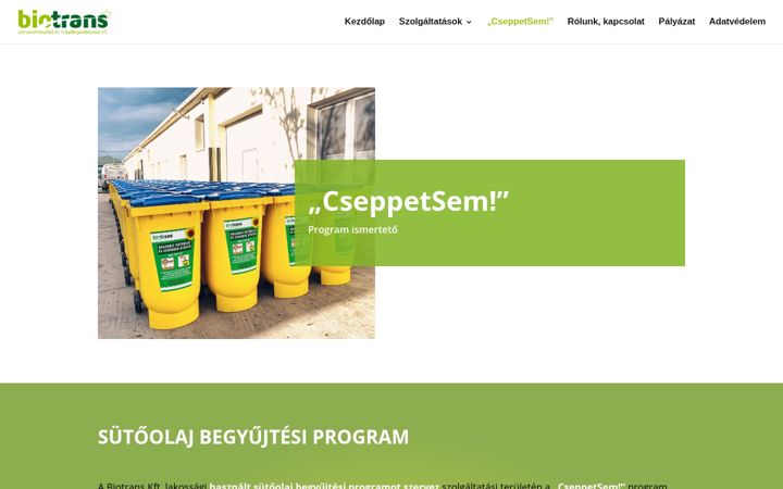 Screenshot ta' cseppetsem.hu