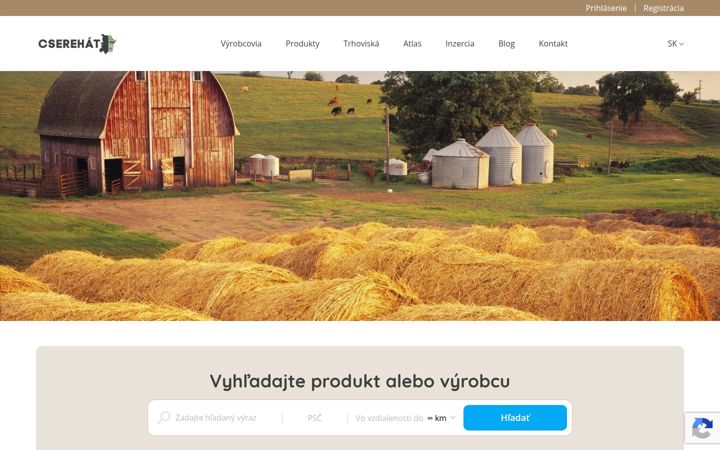 Screenshot of cserehat.eu