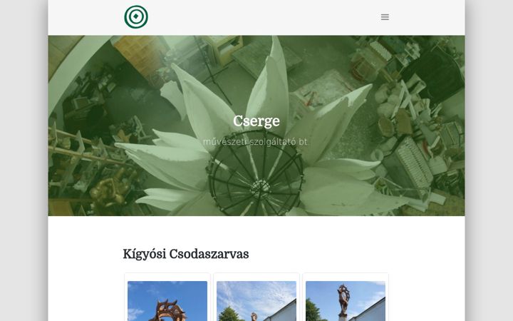 Screenshot ta' csergebt.hu