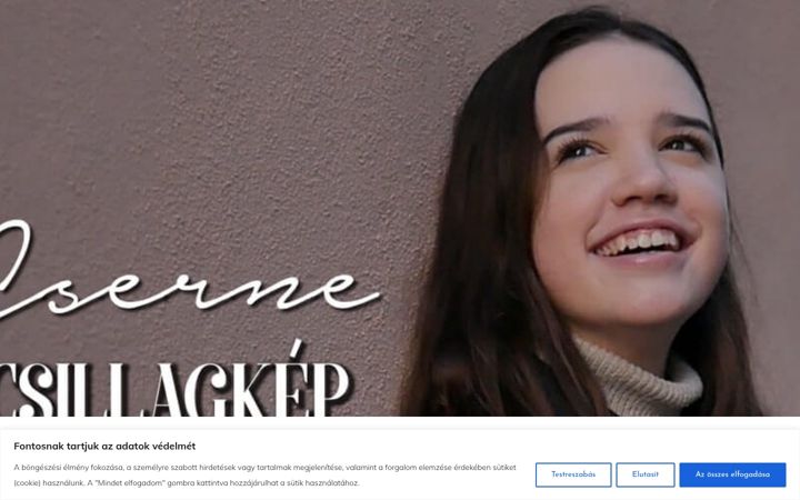 Screenshot of cserne.hu