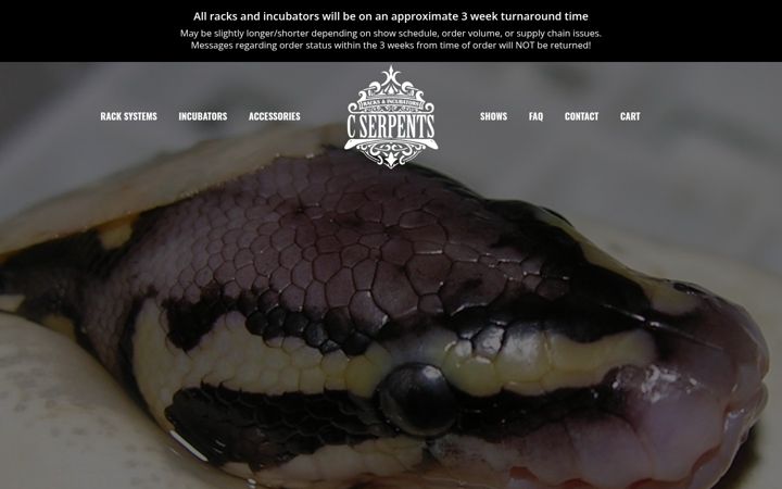 Screenshot of cserpents.com