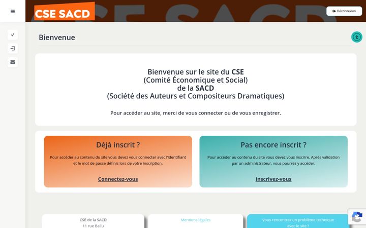 Screenshot of csesacd.fr