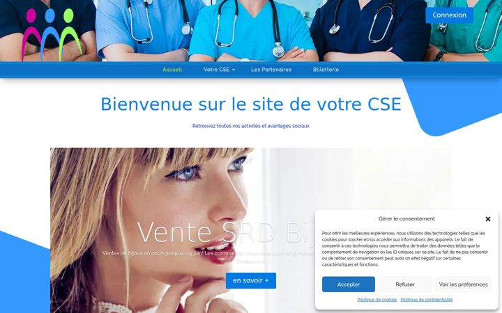 Skärmbild av csestfrancois.fr