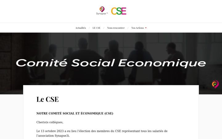 Screenshot of csesynapse3i.fr