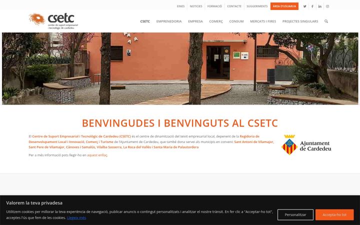 Screenshot of csetc.cat