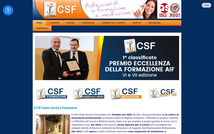 Screenshot of csf-online.it