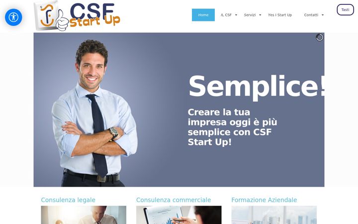 Screenshot of csf-startup.it