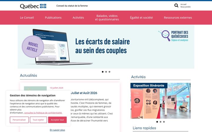 Képernyőkép: csf.gouv.qc.ca