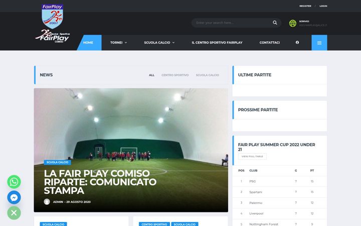 Screenshot of csfairplay.it