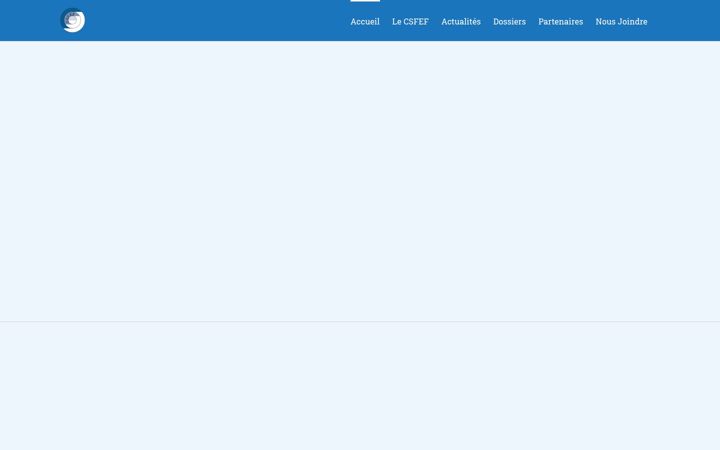 Screenshot of csfef.org