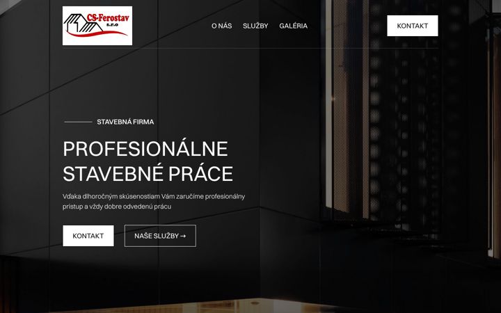 Screenshot of csferostavsro.sk