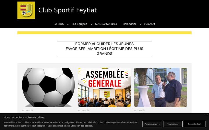 Skärmbild av csfeytiat.fr
