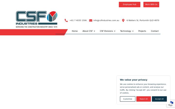 Ekraanipilt saidist csfindustries.com.au