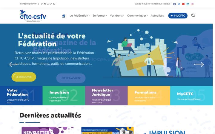 Screenshot of csfv.fr
