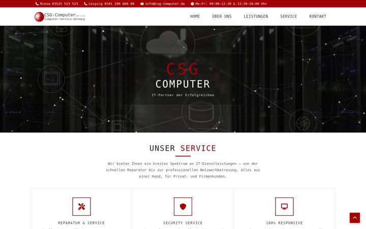 Screenshot of csg-computer.de