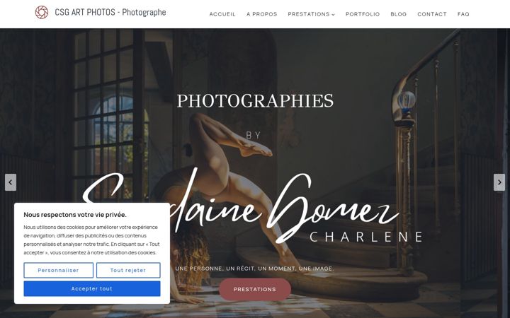 Screenshot of csgartphotos.fr