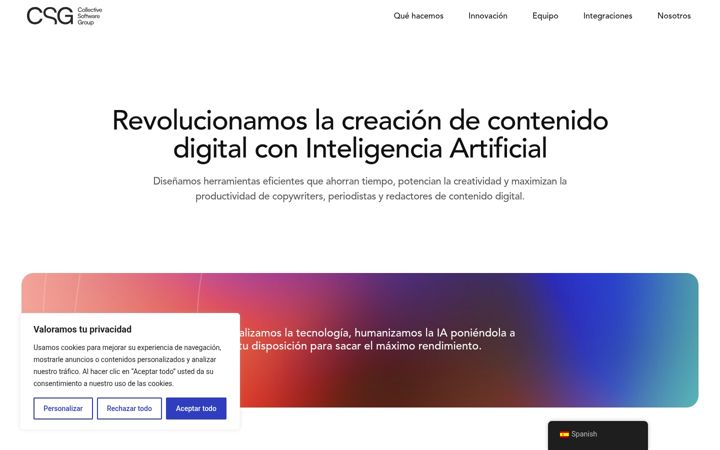 Screenshot of csgcorporation.com