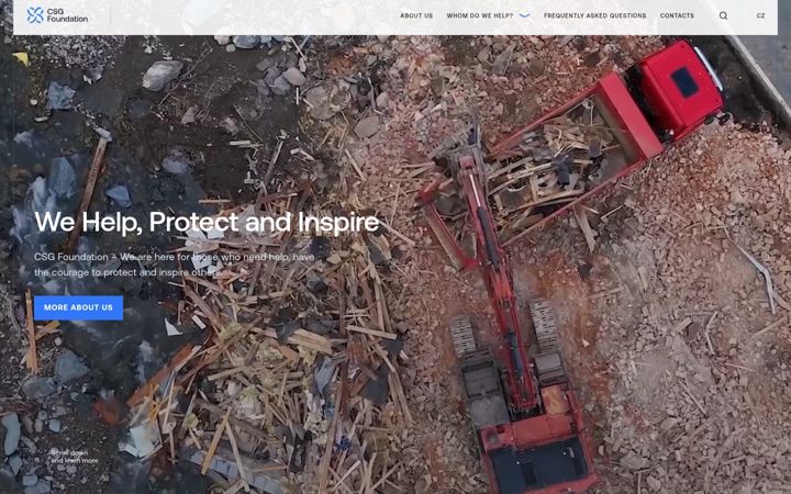Screenshot of csgfoundation.com