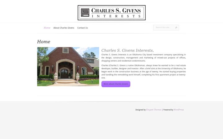 Screenshot of csgivens.com