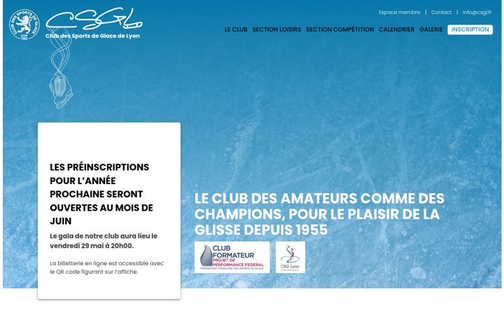 Screenshot of csgl.fr
