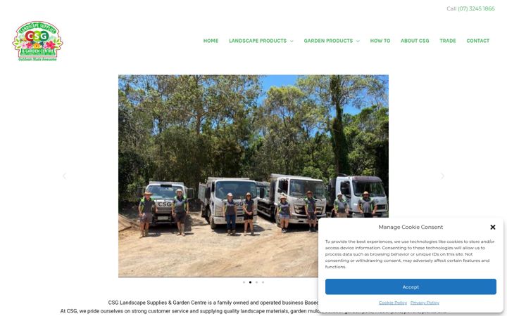 Ekraanipilt saidist csglandscapes.com.au