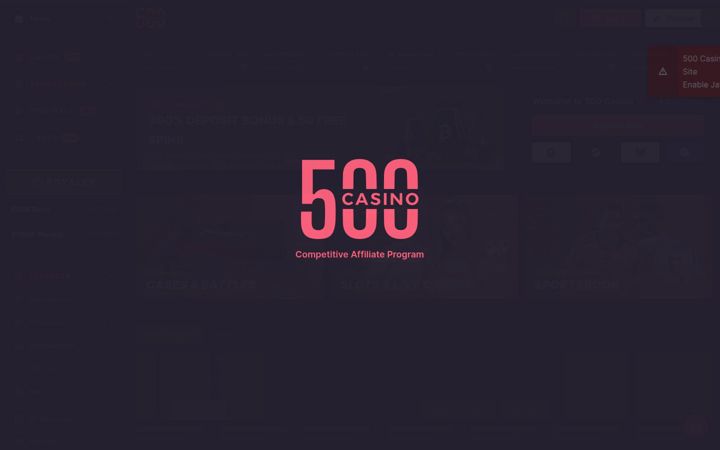Screenshot of csgo500.com