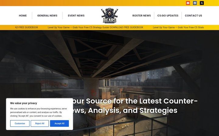 Screenshot of csgobears.com