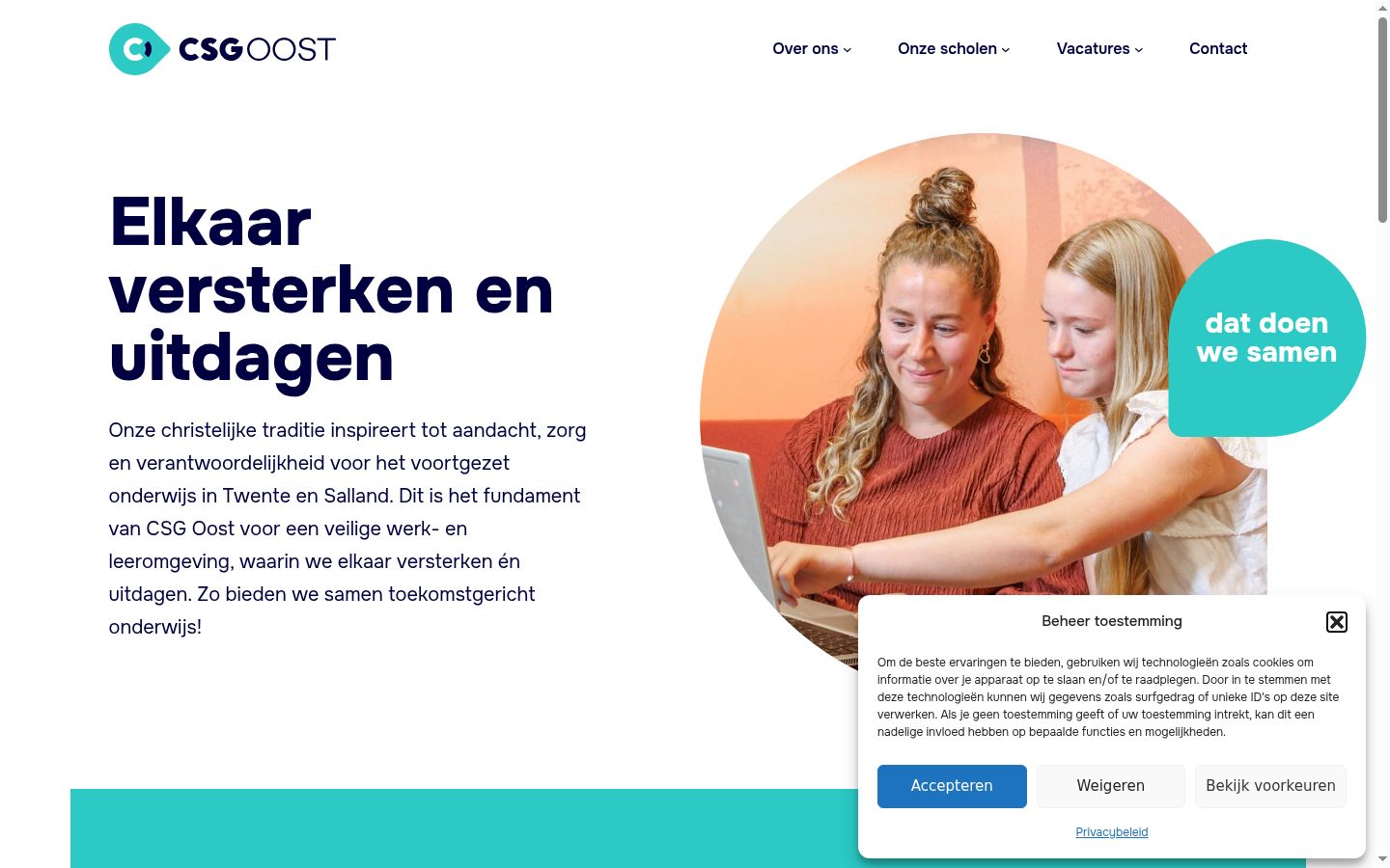 Screenshot tal-banner tal-kunsens muri qabel kwalunkwe interazzjoni