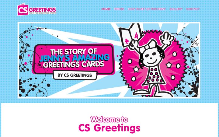 Screenshot of csgreetings.co.uk