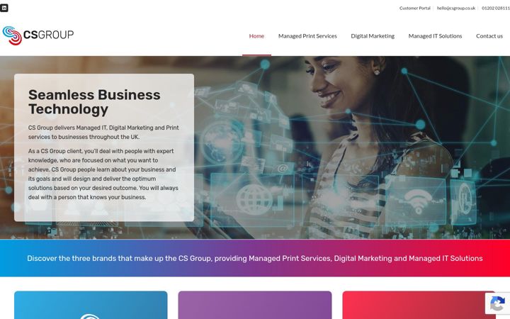 Screenshot of csgroup.co.uk