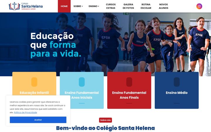 Snímek obrazovky csh.org.br