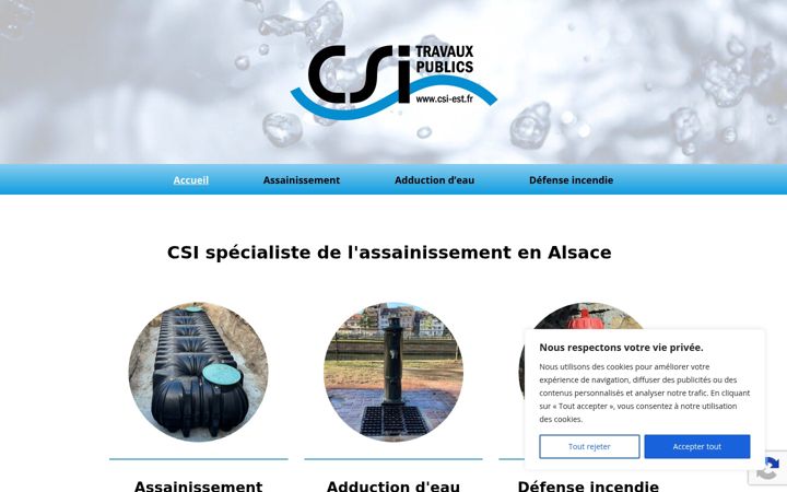 Screenshot of csi-est.fr